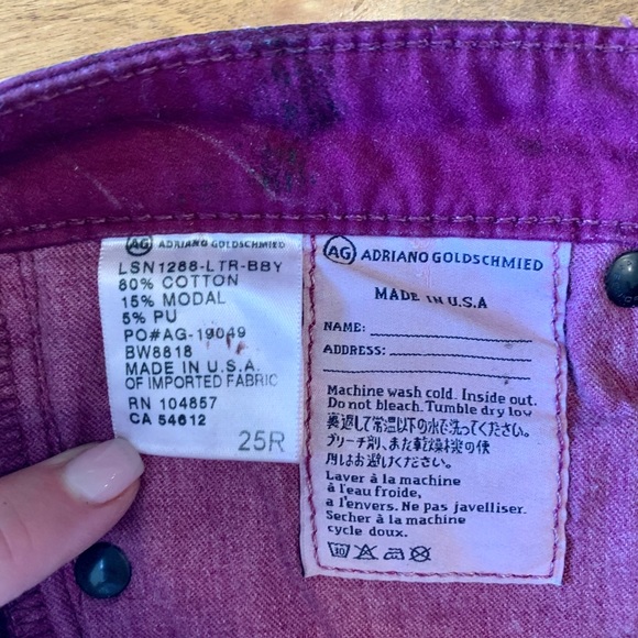 AG Coated jeans - size 25 - Picture 8 of 8